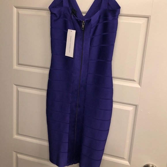 NWT Purple Bandage Dress - Picture 3 of 5